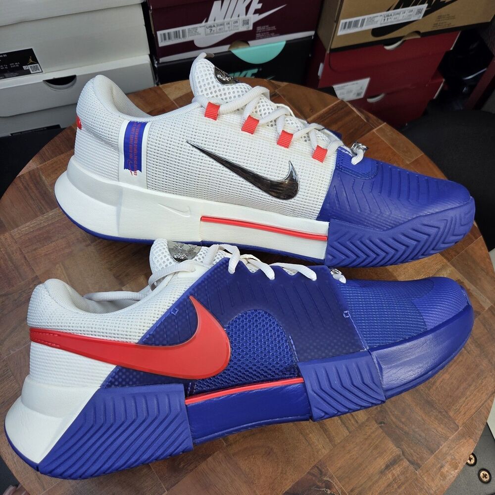Nike Zoom GP Challenge 1 Premium HC Deep Night Light Crimson Sz 11 Tennis Shoe